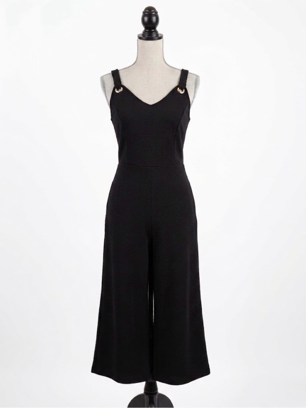 Anthropologie Caution To The Wind Wide Leg Cropped Culotte Jumpsuit Romper S